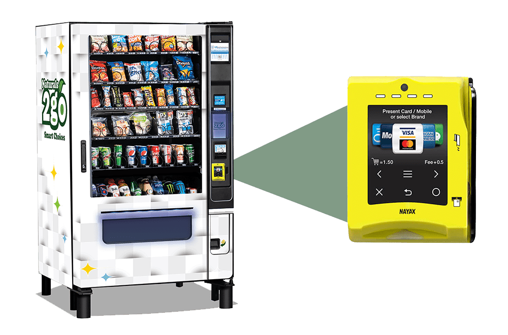 MVP 2.0 machine with credit card unit